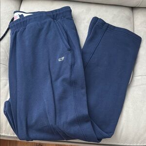 Vineyard Vines Blue Joggers with Elastic Waistband and Tapered Cuffs